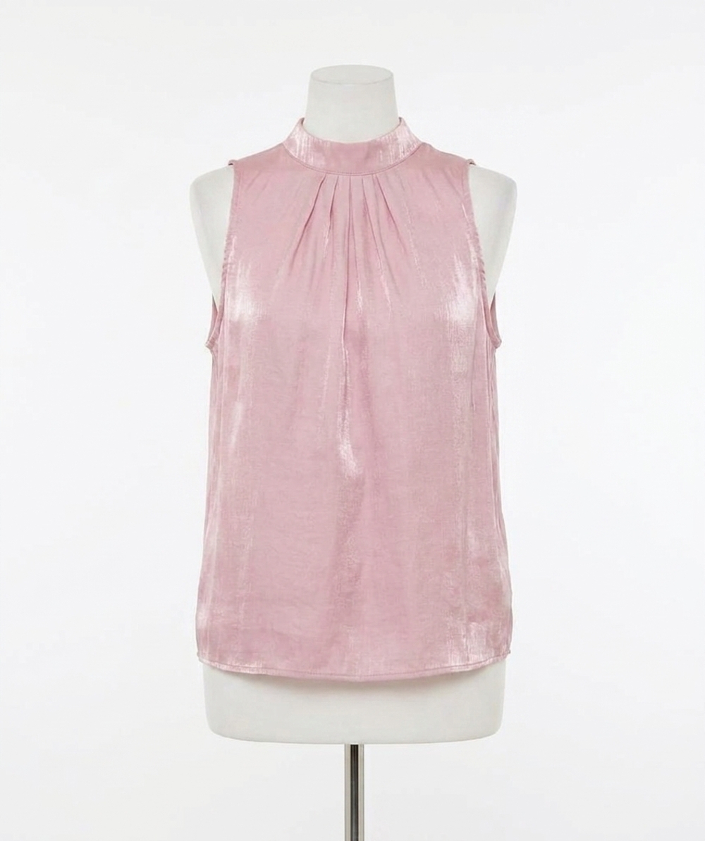 NEW ESQUALO svea silky touch halter top in pastel pink